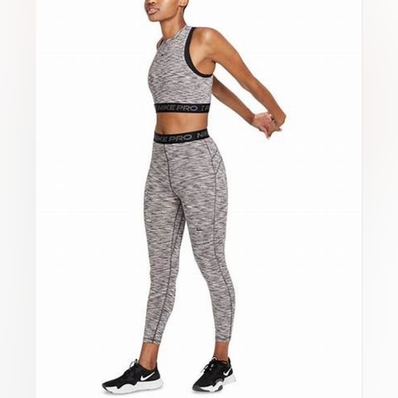 Nike Pants - Nike Pro Space Dye Cropped 2pc Training Set